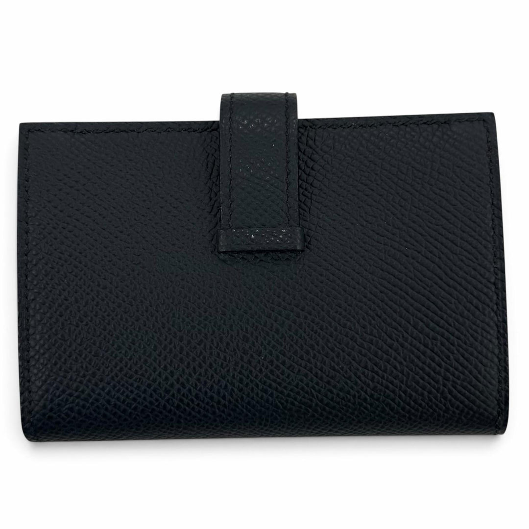 Pristine HERMES Bifold Wallet Bearn Mini Epsom Leather Women
