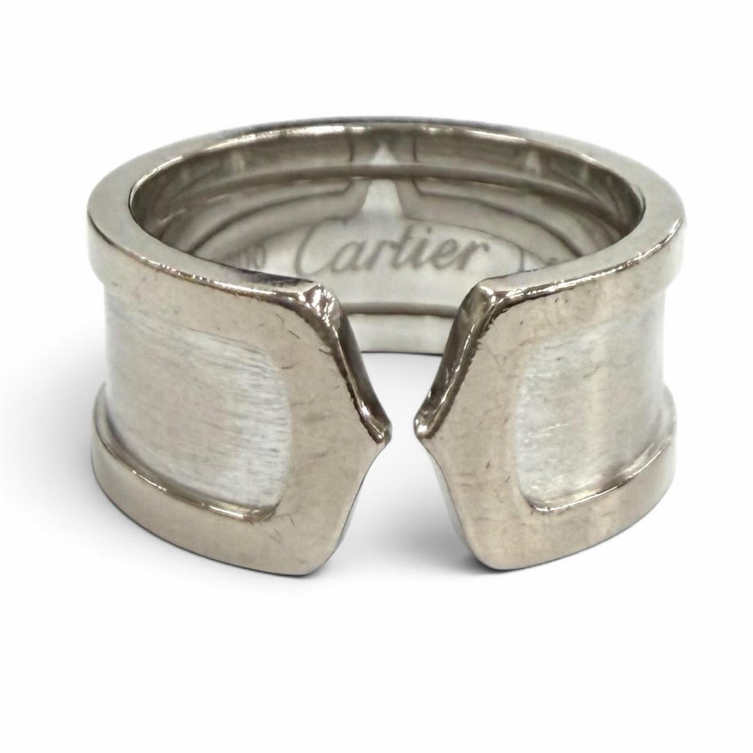 Very Good Cartier Ring ring 2C ring White gold 750(WG) Women 56