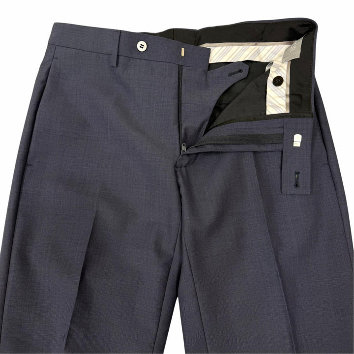 Pristine DIOR slacks single Navy wool mens 633C720A4768