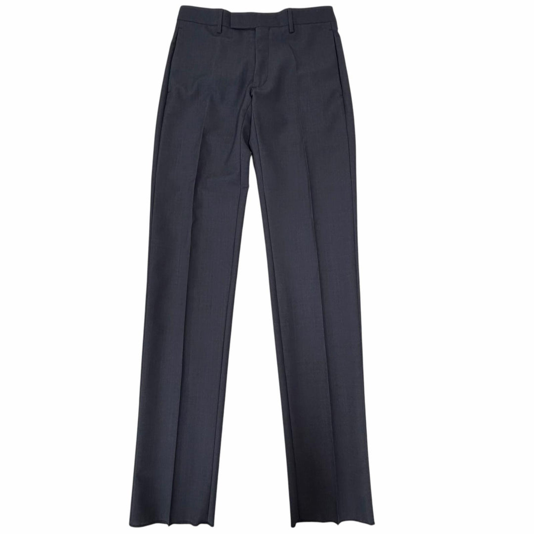 Pristine DIOR slacks single Navy wool mens 633C720A4768