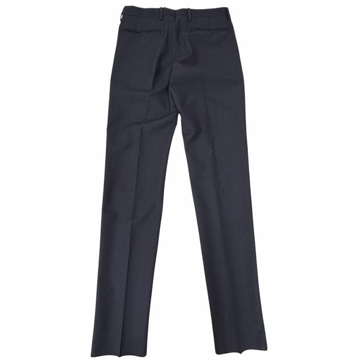 Pristine DIOR slacks single Navy wool mens 633C720A4768