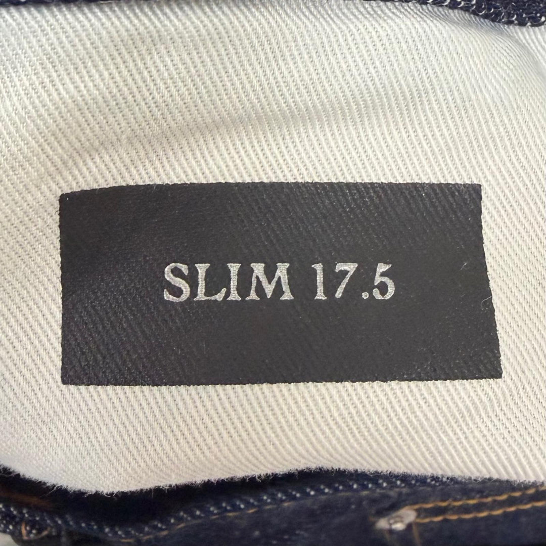 Pristine DIOR Denim pants SLIM 17.5 Button Fly Indigo blue