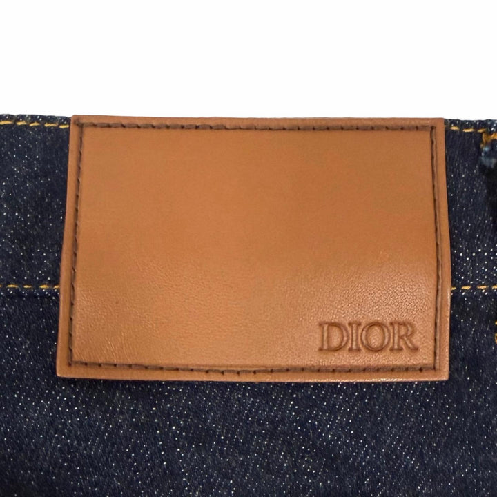 Pristine DIOR Denim pants SLIM 17.5 Button Fly Indigo blue