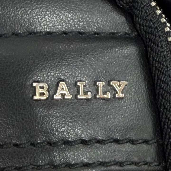Excellent BALLY Backpack Daypack WOLFSON black leather Women