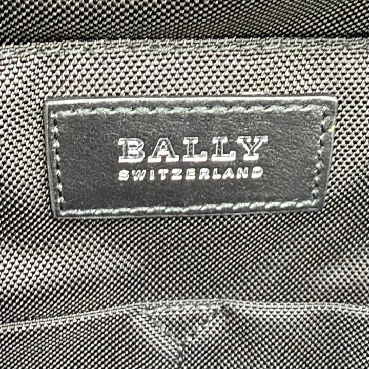 Excellent BALLY Backpack Daypack WOLFSON black leather Women