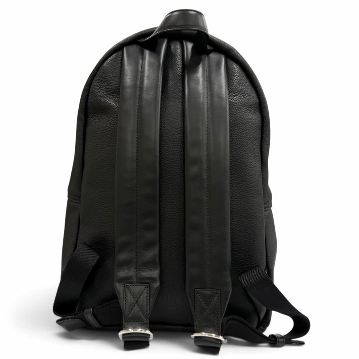 Excellent BALLY Backpack Daypack WOLFSON black leather Women