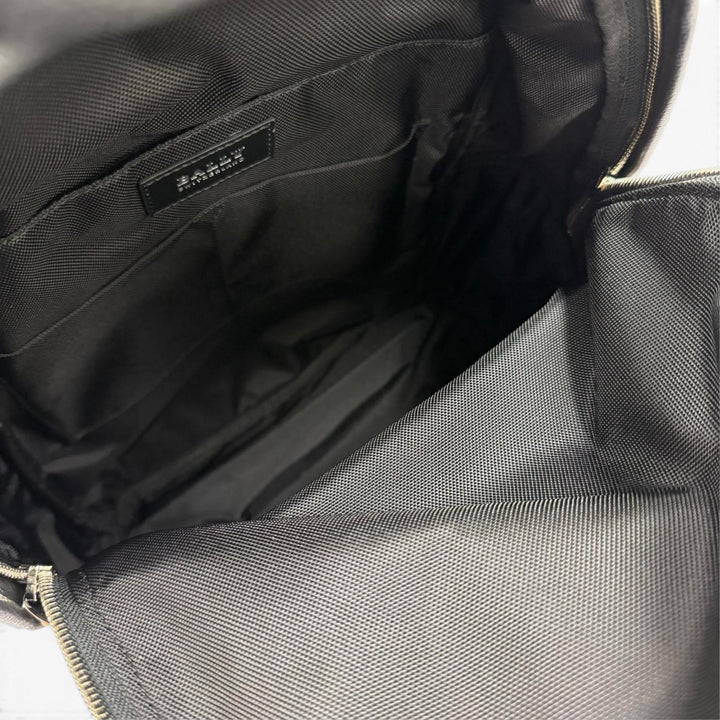 Excellent BALLY Backpack Daypack WOLFSON black leather Women