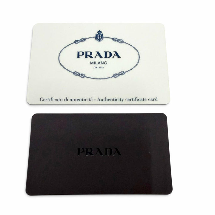 Very Good PRADA Sling bag triangle logo triangle plate black Nylon mens 1BL011