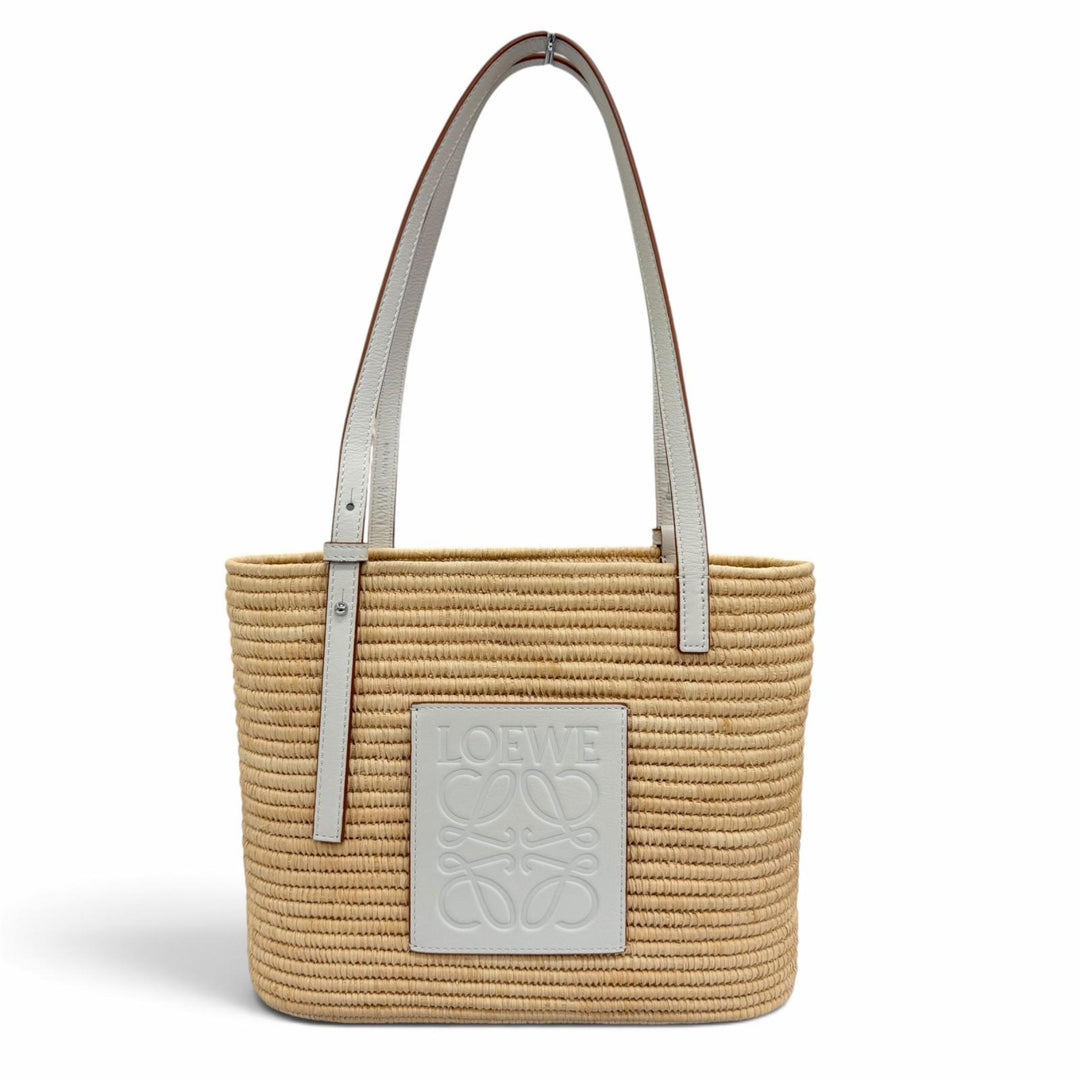 Excellent LOEWE Handbag Small Square Basket Bag Basket bag natural A223099X08