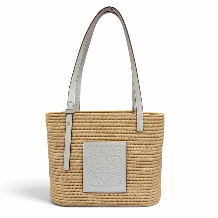 Excellent LOEWE Handbag Small Square Basket Bag Basket bag natural A223099X08