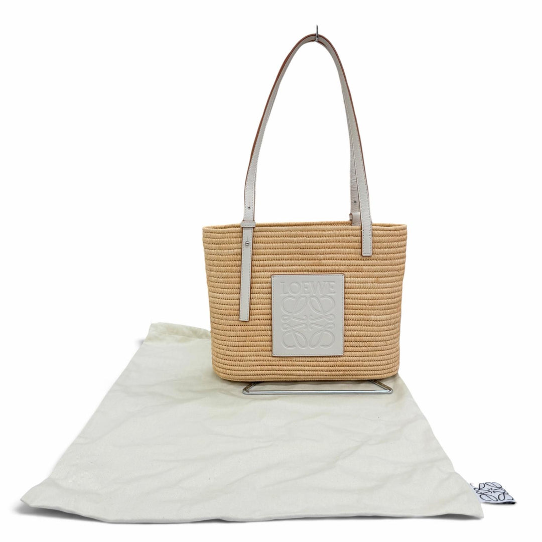 Excellent LOEWE Handbag Small Square Basket Bag Basket bag natural A223099X08