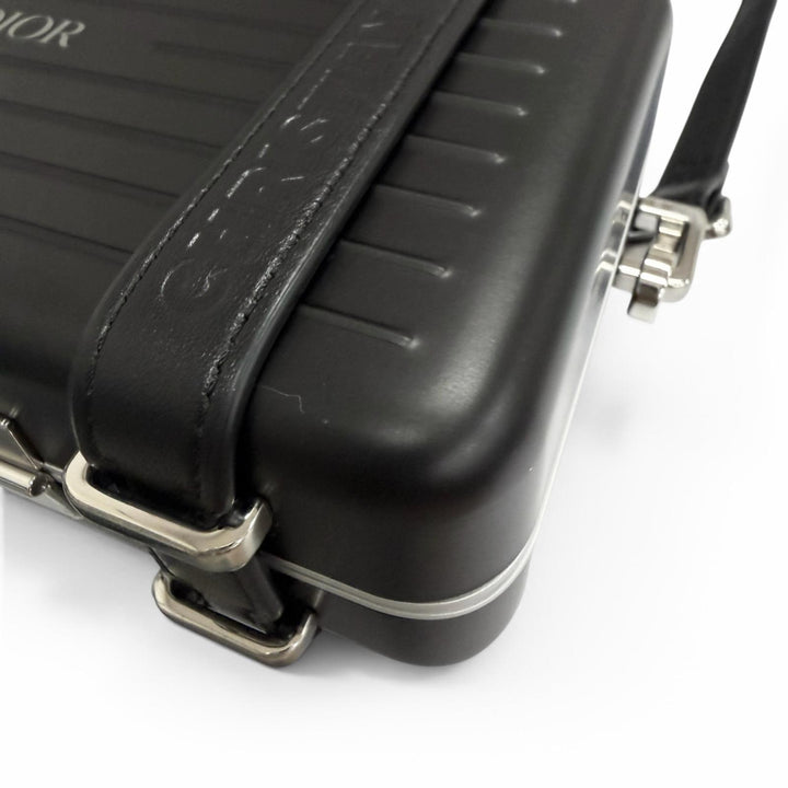 Excellent DIOR×RIMOWA Shoulder Bag personal personal black aluminum
