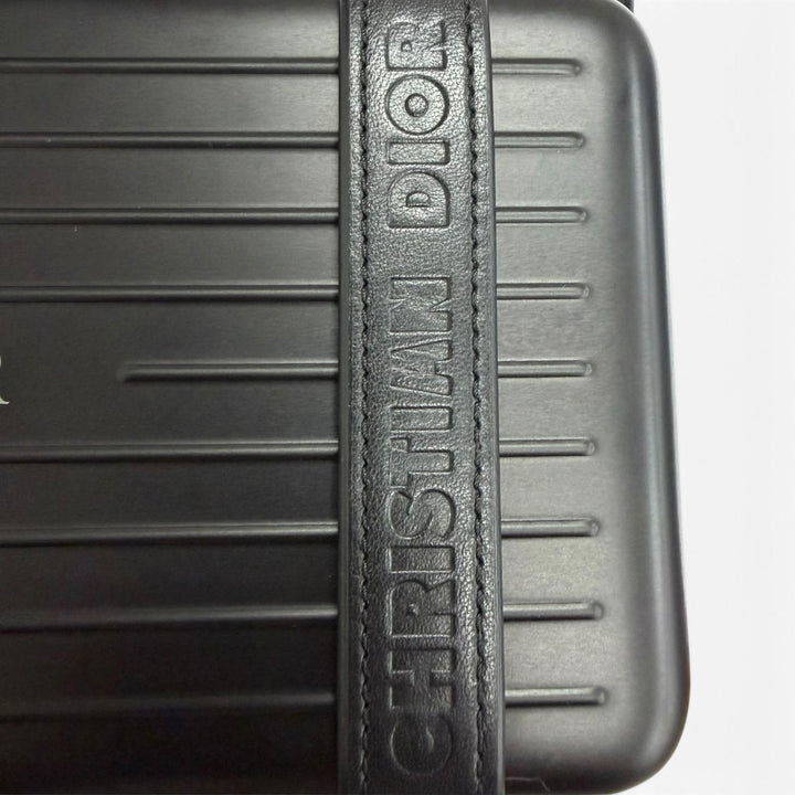 Excellent DIOR×RIMOWA Shoulder Bag personal personal black aluminum