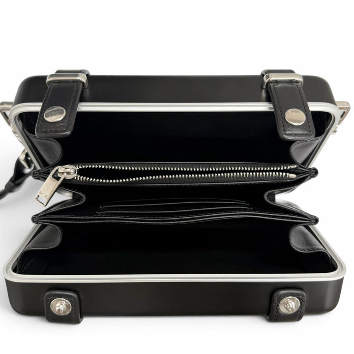 Excellent DIOR×RIMOWA Shoulder Bag personal personal black aluminum