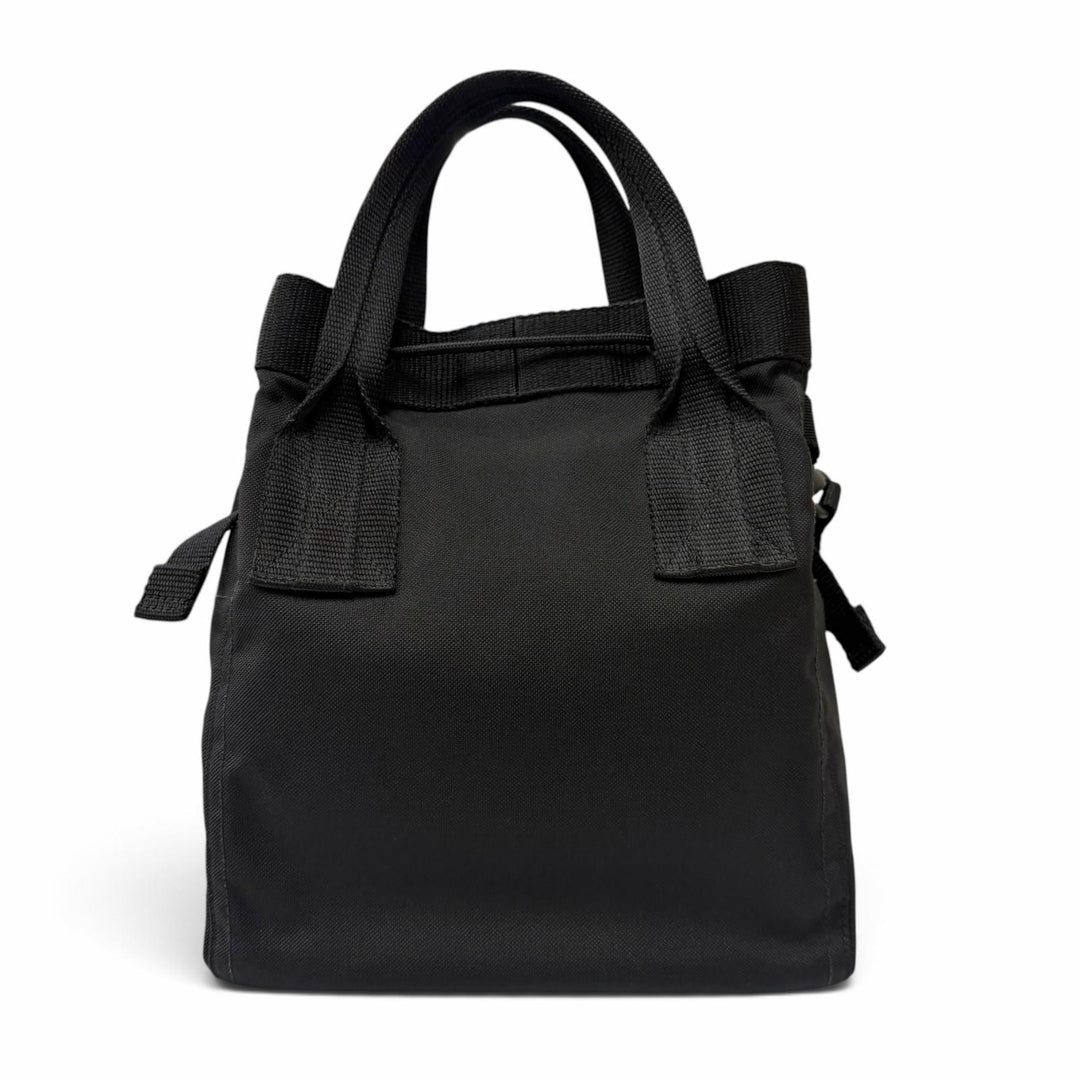 Great BALENCIAGA Tote Bag ARMY Small 2WAY black Nylon mens 644029