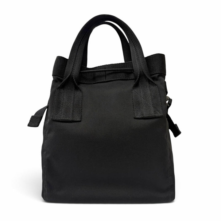 Great BALENCIAGA Tote Bag ARMY Small 2WAY black Nylon mens 644029