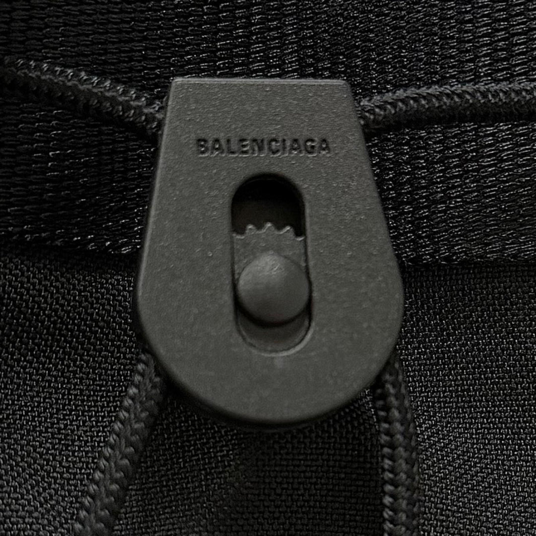Great BALENCIAGA Tote Bag ARMY Small 2WAY black Nylon mens 644029