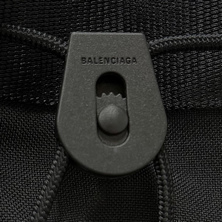 Great BALENCIAGA Tote Bag ARMY Small 2WAY black Nylon mens 644029
