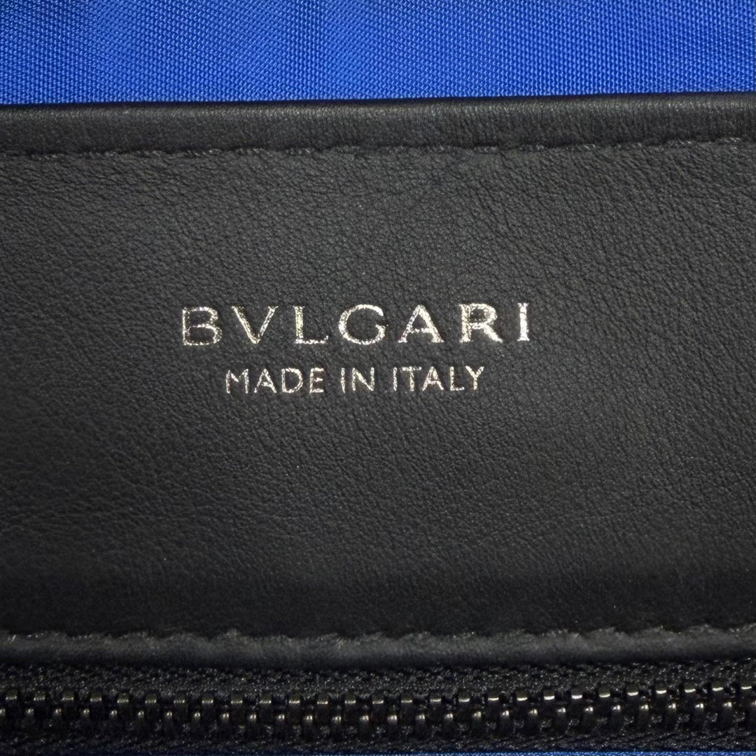 Very Good BVLGARI Briefcase Bulgariman 2WAY business bag black leather 291917