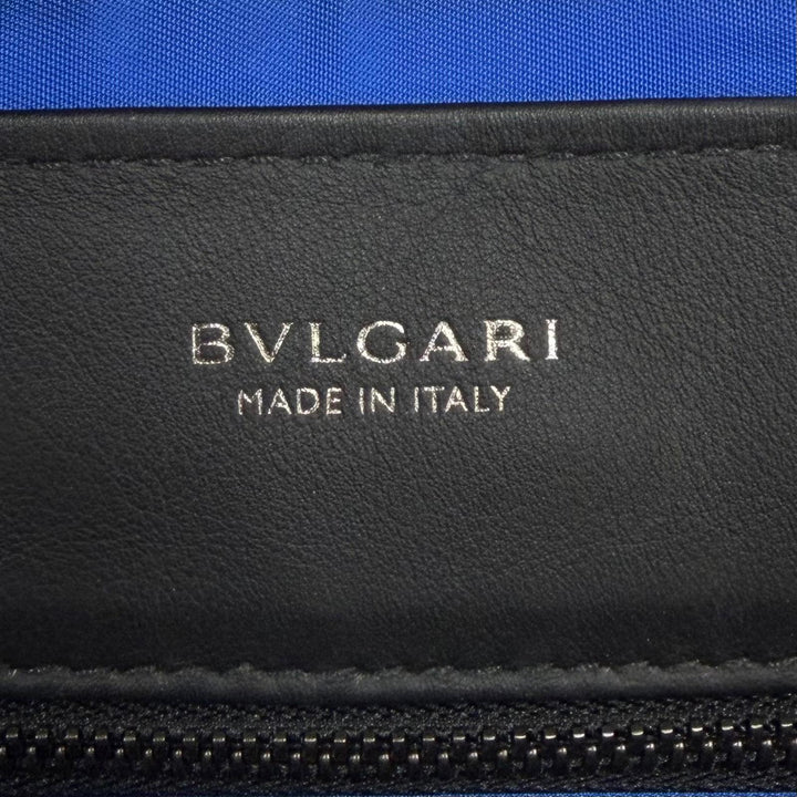 Very Good BVLGARI Briefcase Bulgariman 2WAY business bag black leather 291917
