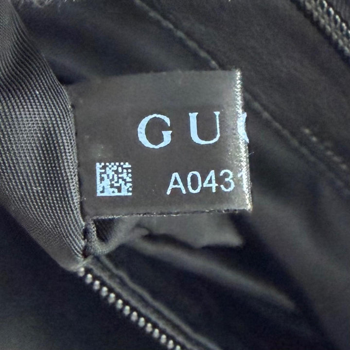 Very Good GUCCI Sling bag Embossed Logo Shoulder Bag black Nylon mens 802096