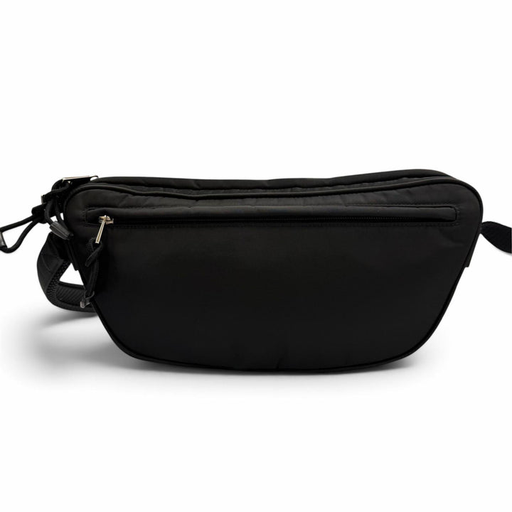 Very Good GUCCI Sling bag Embossed Logo Shoulder Bag black Nylon mens 802096