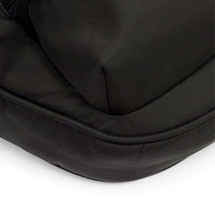 Very Good GUCCI Sling bag Embossed Logo Shoulder Bag black Nylon mens 802096