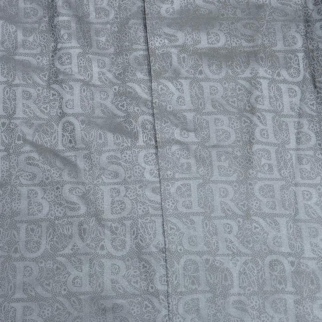 Great Burberrys coat Logo buttons, concealed placket, long length Navy Women 15