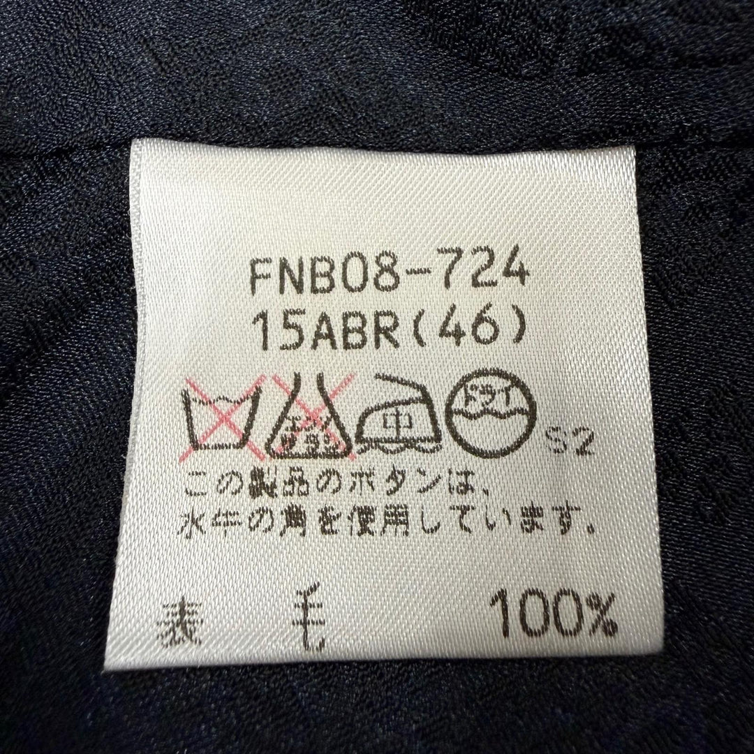 Great Burberrys coat Logo buttons, concealed placket, long length Navy Women 15