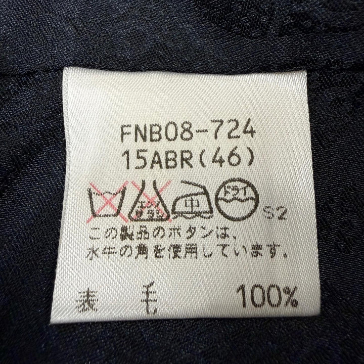 Great Burberrys coat Logo buttons, concealed placket, long length Navy Women 15
