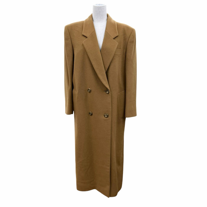 Great Burberrys Cashmere fabric, long length, double-breasted Brown wool 11