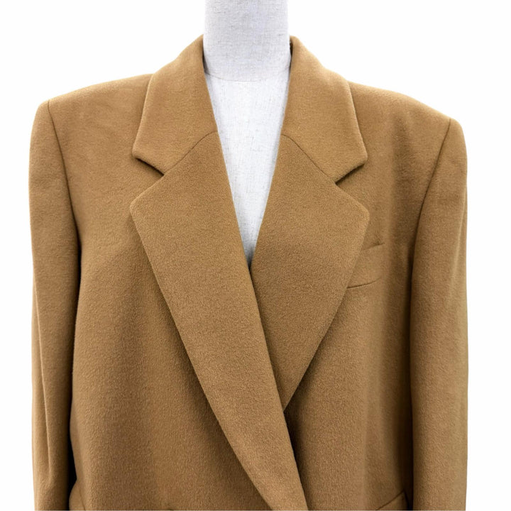 Great Burberrys Cashmere fabric, long length, double-breasted Brown wool 11
