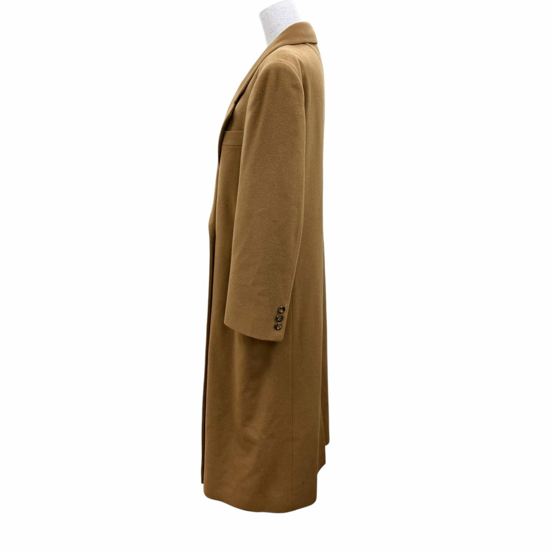 Great Burberrys Cashmere fabric, long length, double-breasted Brown wool 11