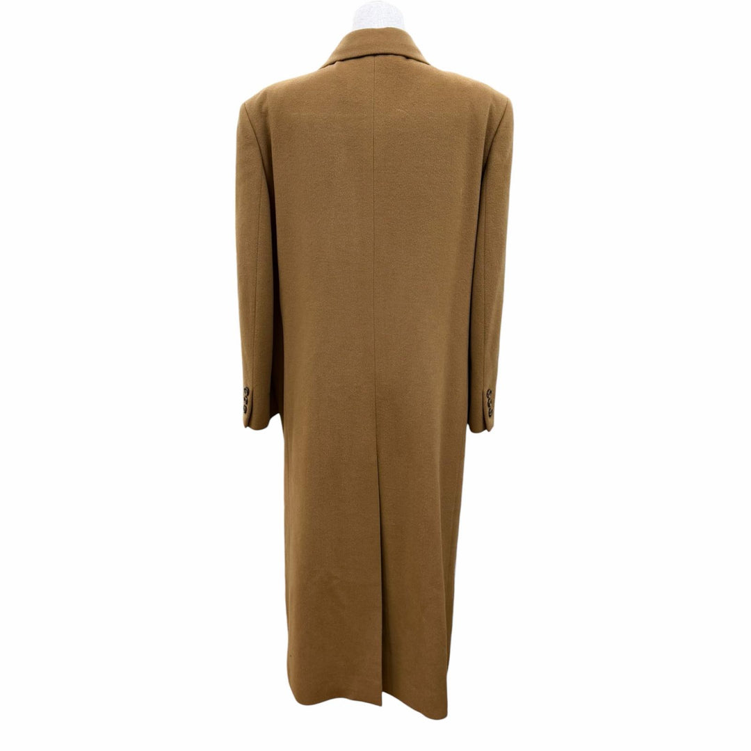 Great Burberrys Cashmere fabric, long length, double-breasted Brown wool 11