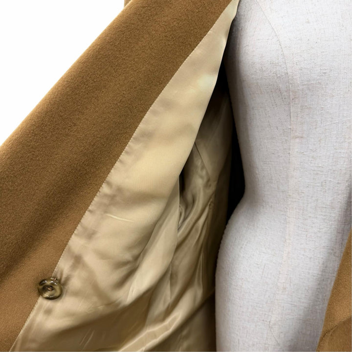 Great Burberrys Cashmere fabric, long length, double-breasted Brown wool 11