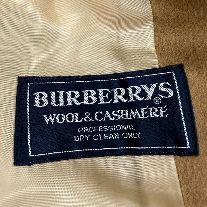 Great Burberrys Cashmere fabric, long length, double-breasted Brown wool 11
