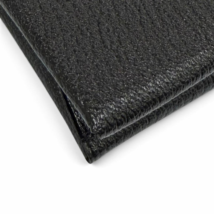 Pristine HERMES Bifold Wallet Calvi duo Serie Metal Compact Wallet black Shave