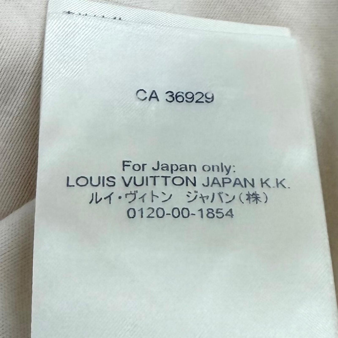 Excellent LOUIS VUITTON Short sleeve T-shirt Sunrise Monogram LV Logo cotton XL