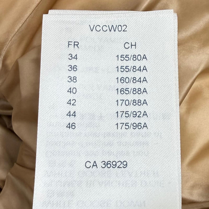 Excellent LOUIS VUITTON down coat Rubber logo patch monogram black Nylon 34