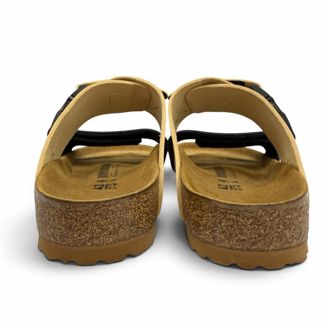 Pristine BIRKENSTOCK RickOwens Sandals Rotterdam beige leather mens 27