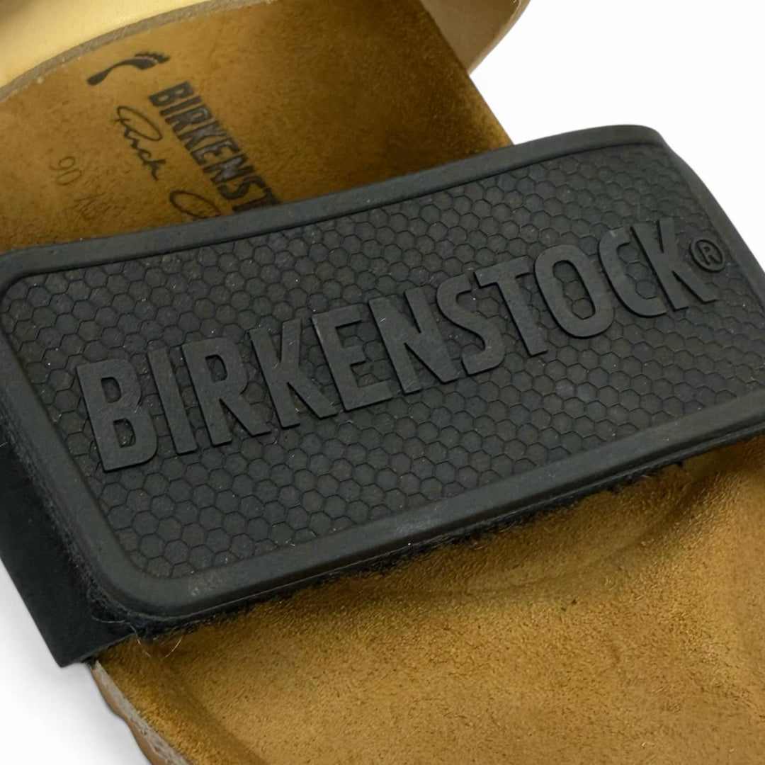 Pristine BIRKENSTOCK RickOwens Sandals Rotterdam beige leather mens 27