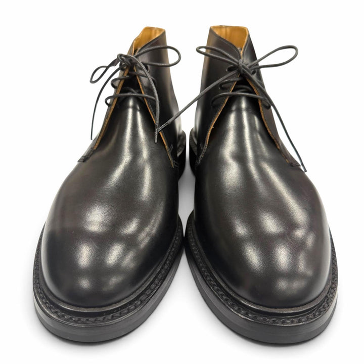 Pristine CROCKETT&JONES boots CHEPSTOW Plain toe chukka boots leather 6.5