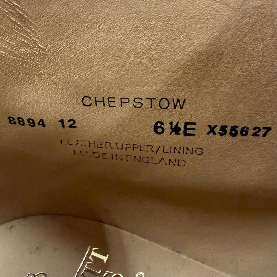 Pristine CROCKETT&JONES boots CHEPSTOW Plain toe chukka boots leather 6.5