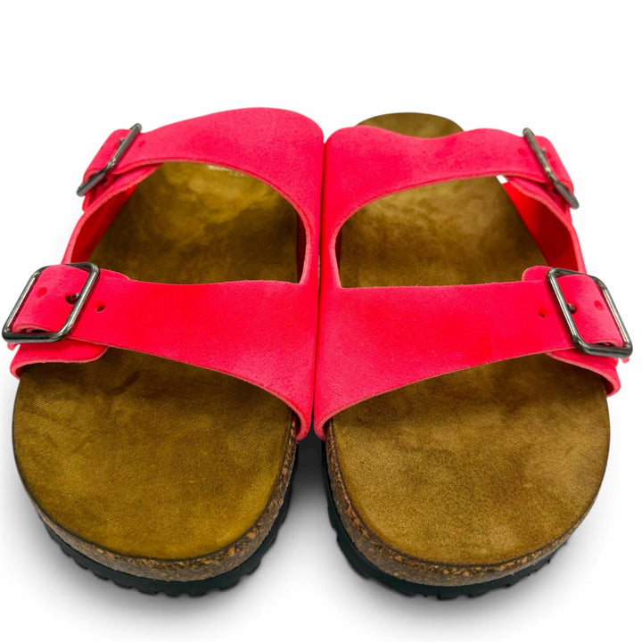 Excellent SAINT LAURENT PARIS Sandals strap pink Suede leather mens 42 732733