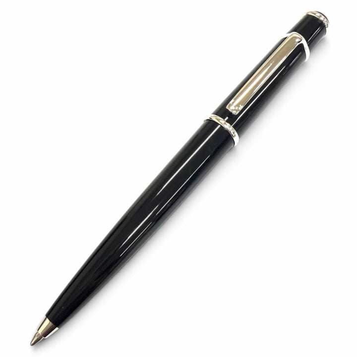 Pristine Cartier Ballpoint pen Diaboro de Cartier black Blue Gemstone