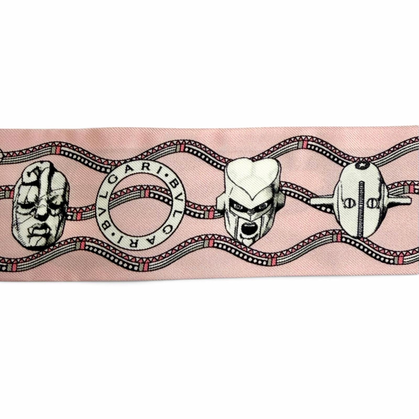 Pristine BVLGARI scarf Sherry Silk Hirohiko Araki, JoJo's Bizarre