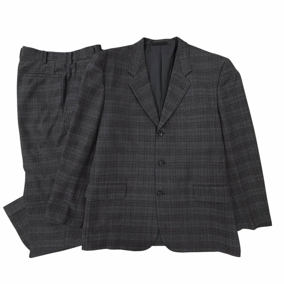 Excellent COMME des GARCONS HOMME two-piece set Check Pattern Suit M AD1999