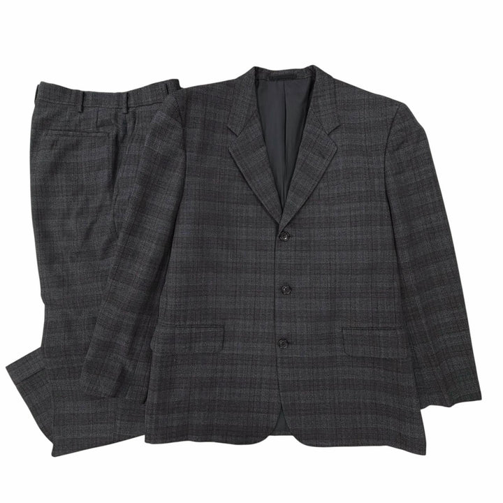 Excellent COMME des GARCONS HOMME two-piece set Check Pattern Suit M AD1999