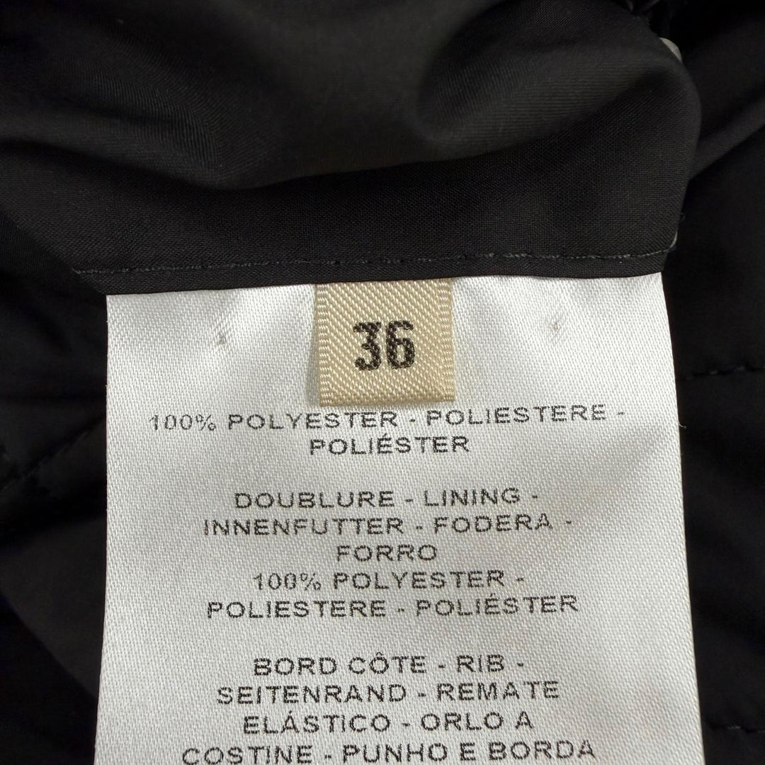 Discounted Pristine HERMES coat 2-Way Quilted Poncho Jacket black Women 36 H6E0172DM