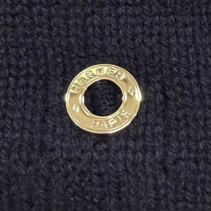 Pristine HERMES cardigan Navy cashmere Women 36 5E2727D1